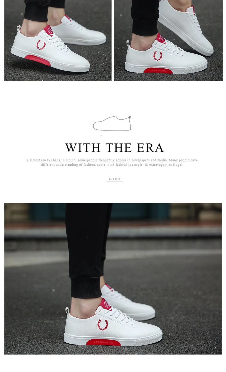 Г. весенне-осенняя Новая мужская Вулканизированная обувь модная обувь на шнуровке Кроссовки Молодежная трендовая Мужская обувь швейная искусственная кожа