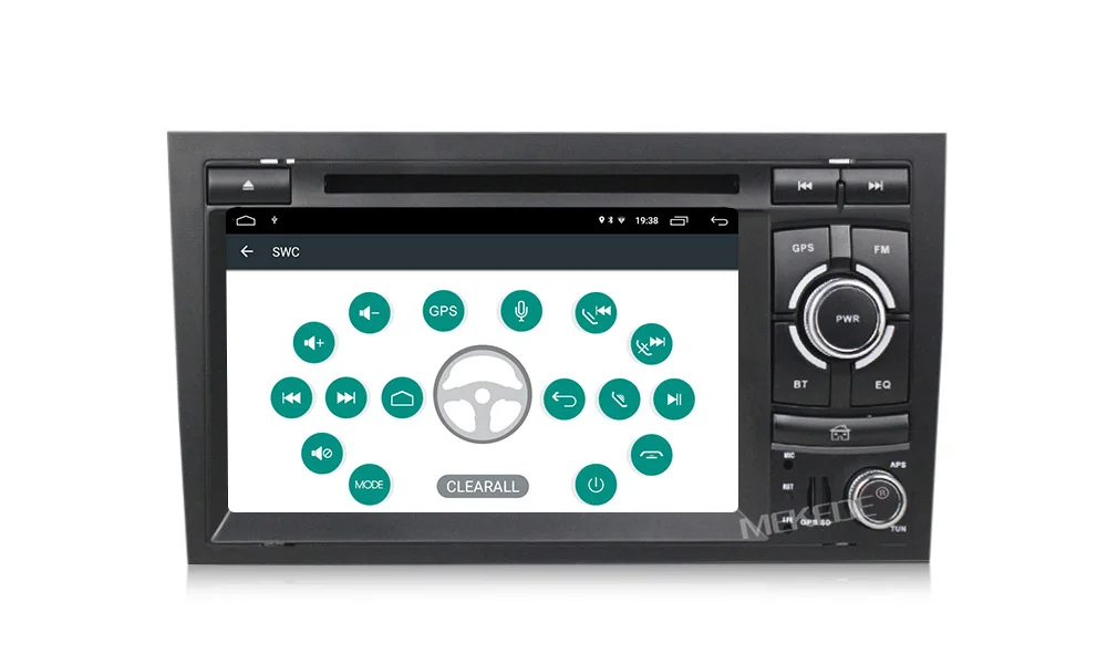 MEKEDE 2DIN Android 9,1 4 ядерный Автомобильный gps для Audi A4 B6 B7 S4 B7 B6 RS4 B7 SEAT Exeo dvd плеер Радио экран wifi BT CARPLAY PC