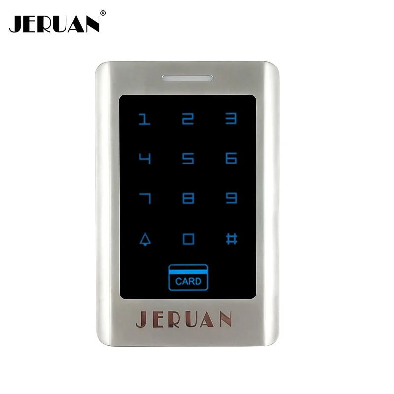 Новая Металлическая сенсорная клавиатура JERUAN RFID управление доступом к двери с