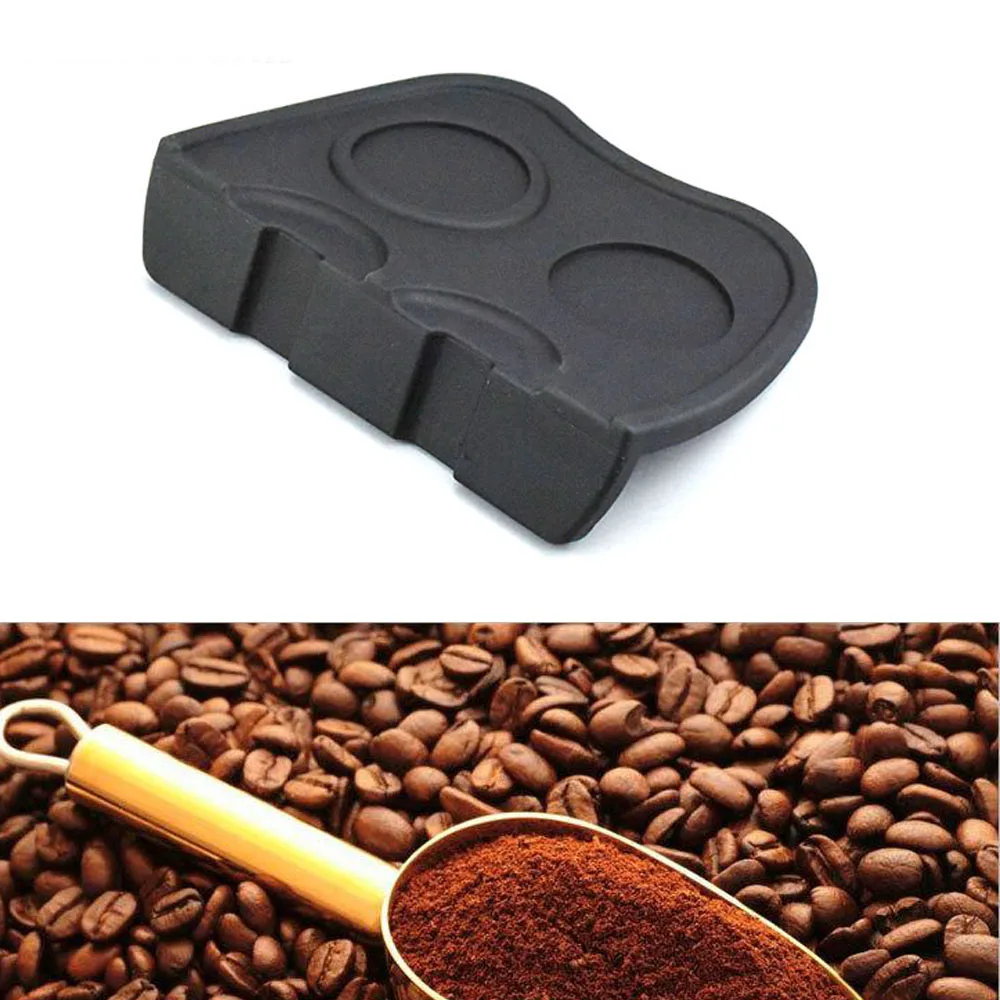 Двойной коврик IYouNice для темпера кофе эспрессо силиконовый угловой (без кофе)|mat|mat