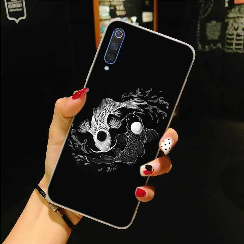Мягкий силиконовый чехол для Xiaomi Mi 12 11 10 8 A3 A2 Cc9 Lite 9 11Pro 6x Ультратонкий Tai chi Yin Yang |
