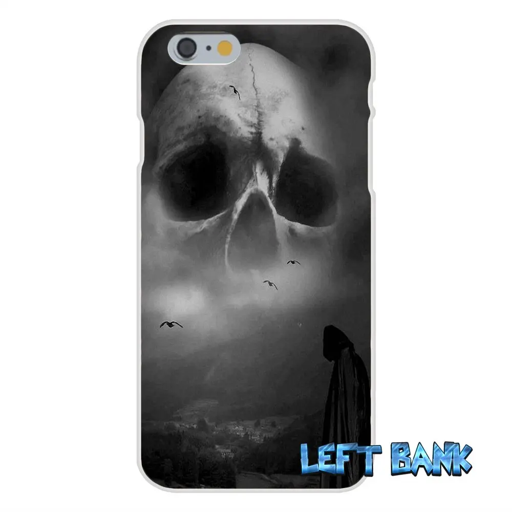 Grim reaper gothic death Мягкий Силиконовый ТПУ Прозрачный чехол для iPhone 4 4S 5 5S 5C SE 6 6S 7 Plus |