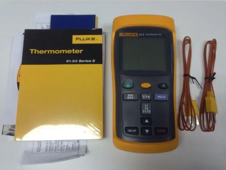 Fast arrival FLUKE F52-II Dual channel input Digital Thermometer