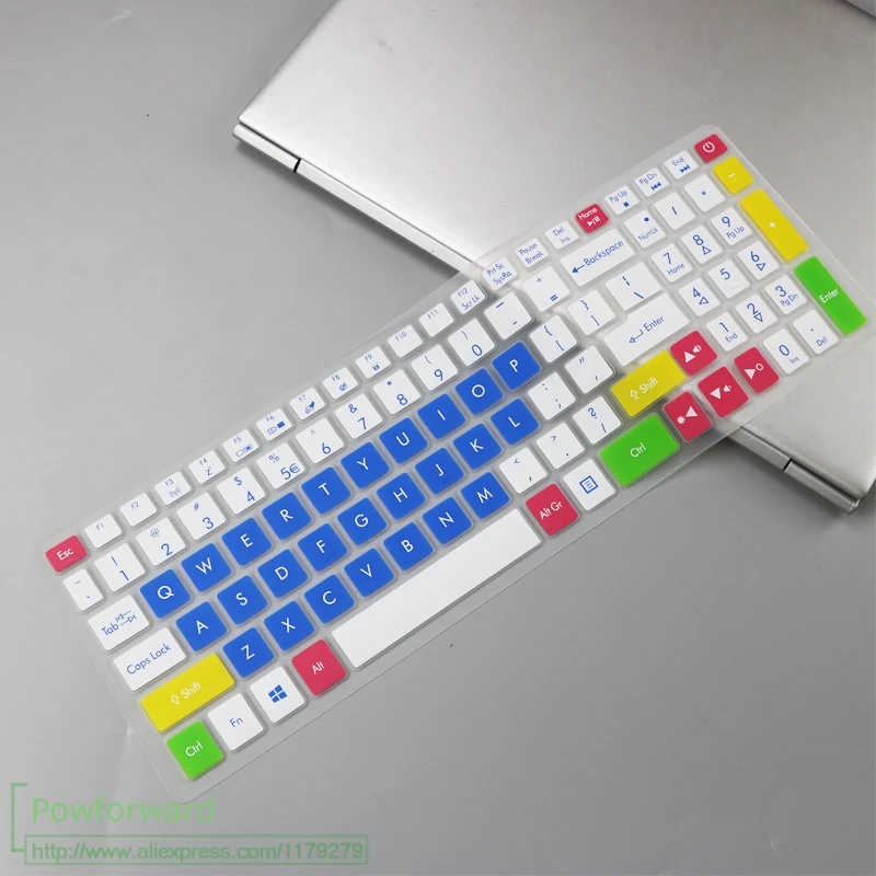 candyblue Для acer деталь нитро-двигателя Himoto Redcat 5 AN515-42 AN515 42 AN515-52 AN515 42, 51, 52, модель 51ez 51by 791p 15,6 силиконовый чехол для клавиатуры для ноутбука Защитная крышка - Цвет: candyblue