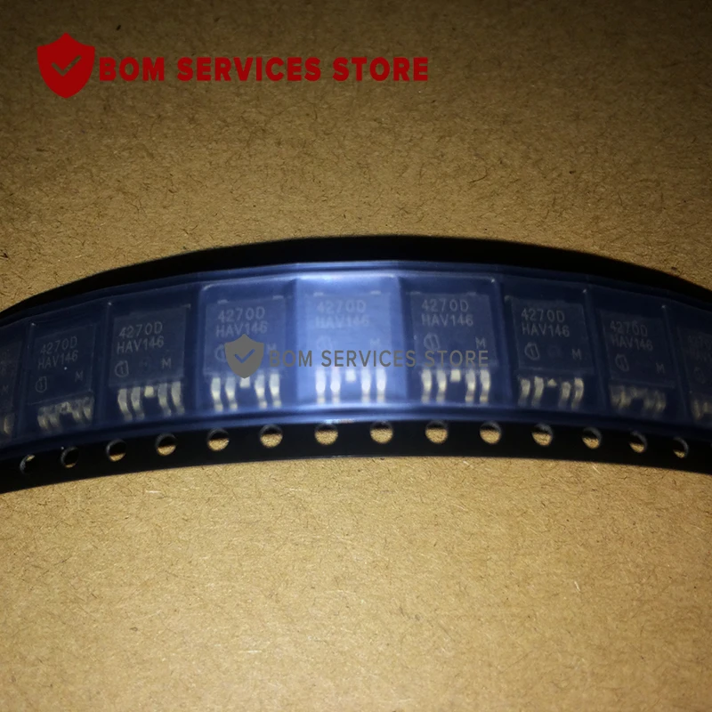 

Fast Delivery 10pcs TLE4270D IC REG LIN 5V 650MA TO252-5