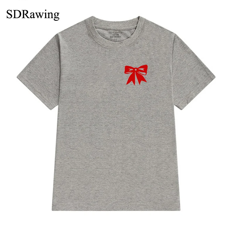 Новое поступление рождественские носки хлопковая Футболка с принтом для женщин