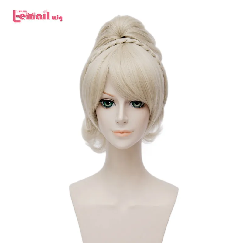 L-email парик новая игра Final Fantasy Lunafreya Nox Fleuret светлый парик для косплея термостойкие синтетические волосы Perucas Косплей парик