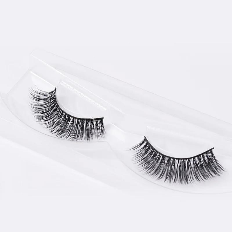 3D норковые ресницы настоящие ручной работы пересекающие индивидуальные полосы