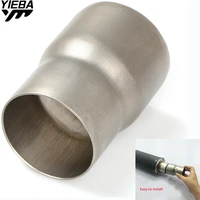 60mm to 51mm exhaust adapter reducer connector pipe tube for yamaha yzf r15 yzf600 r1 r6 r6s usa version xj6 diversion z800 z900