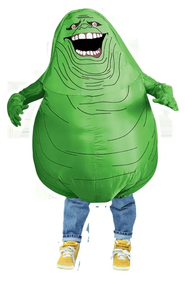 Надувной зеленый костюм призрака из фильма Охотники за привидениями вечерние