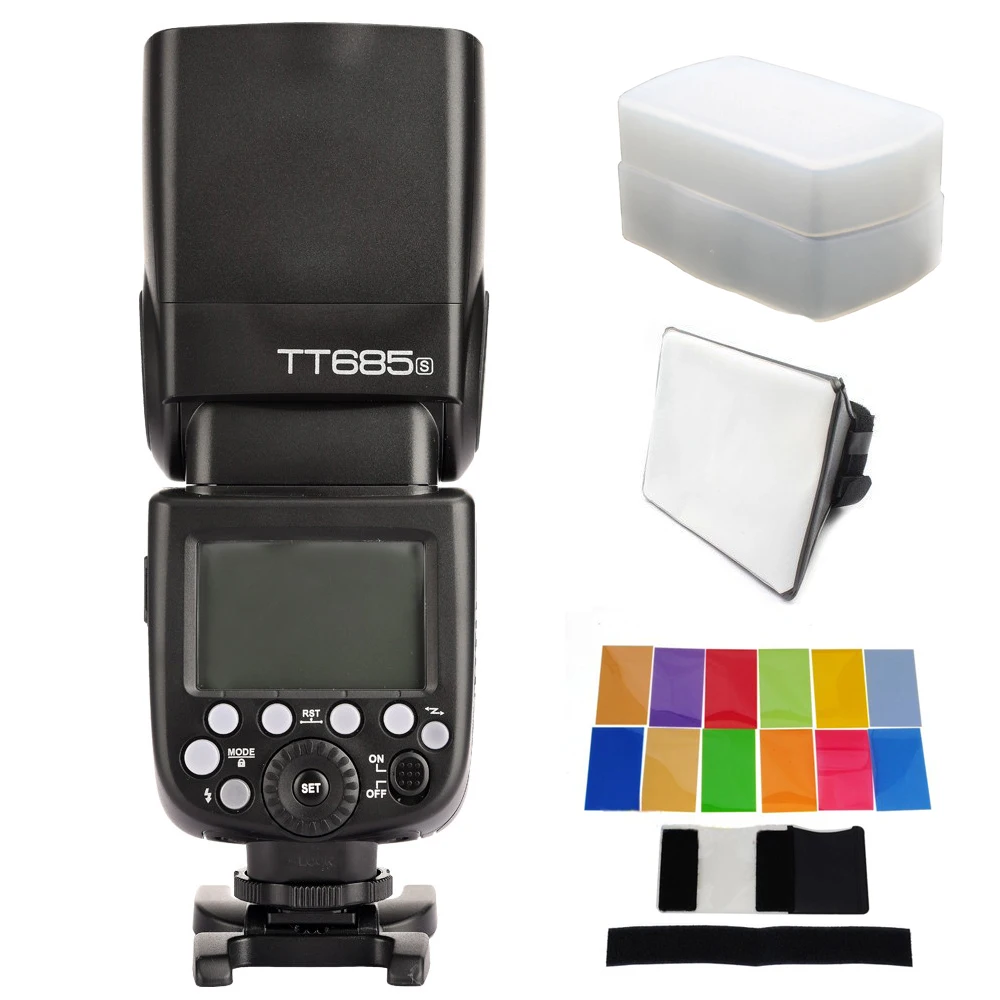 Вспышка Godox TT685 TT685C TT685N TT685S TT685O TT685P TTL HSS GN60 для вспышки Sony Canon Nikon Olympus Fuji Fujifilm|flash