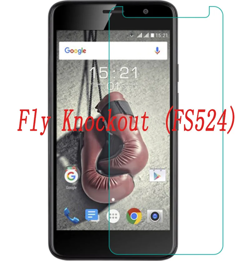 

Smartphone Tempered Glass for Fly Knockout FS524 9H Explosion-proof Protective Film Screen Protector cover phone