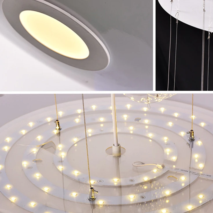 

LED Postmodern Alloy Glass Soap Bubble LED Lamp LED Light Pendant Lights Pendant Lamp LED Pendant Light For Dinning Room Store