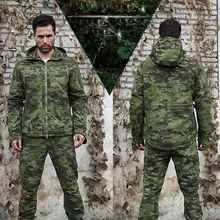 Спортивная тактическая новая весенняя камуфляжная куртка, военная Мужская ветрозащитная куртка с несколькими карманами для походов и кемпинга