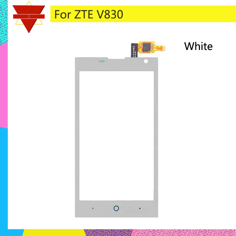 10 шт./лот сенсорный экран дигитайзер для ZTE Blade G Lux/Kis 3 Max V830 V830W переднее стекло