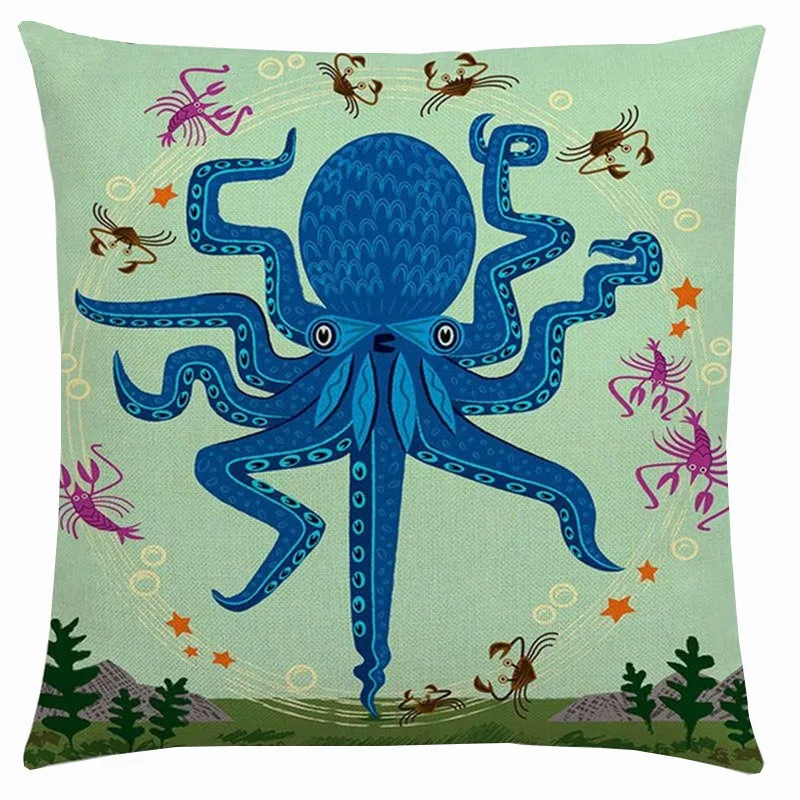 Модный Чехол на подушку с забавными мультяшными животными хорошими друзьями