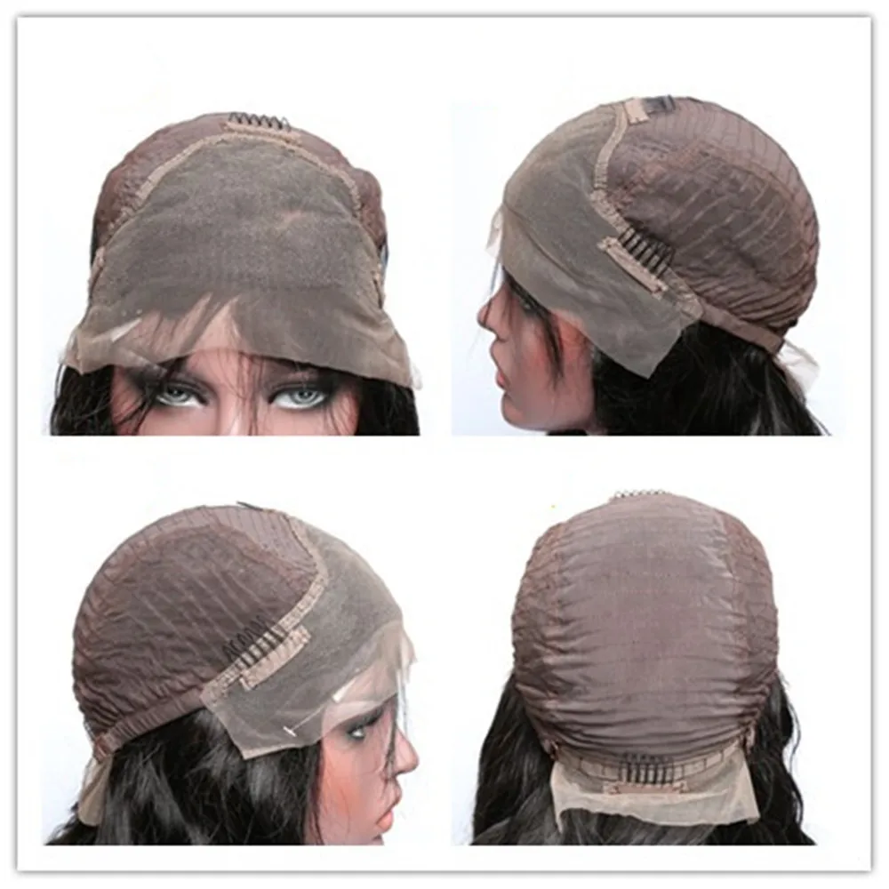 BD волос Синтетические волосы на кружеве парики объемная волна натуральные