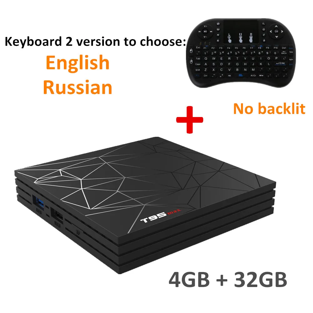 T95 MAX Android 9,0 Smart 6K tv BOX 4 ГБ ОЗУ 64 Гб ПЗУ Allwinner H6 четырехъядерный H.265 HD 2,4G Wifi Youtube T95MAX телеприставка - Цвет: 4G 32G an I8