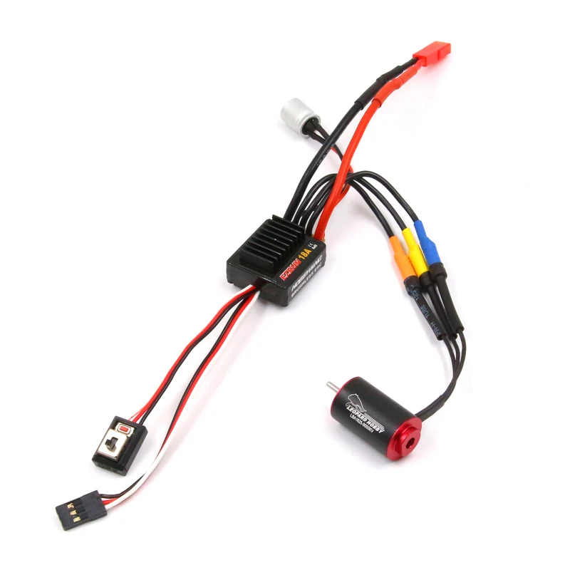 FATJAY Leopard хобби LBA1625 бесщеточный двигатель + hobbywing EZRUN 18A ESC combo для RC 1/24 1/28