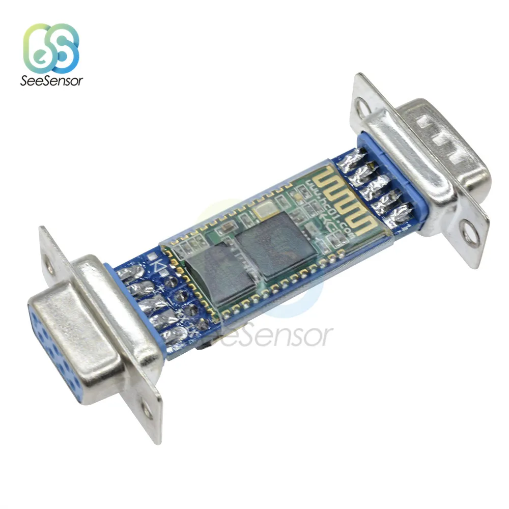 RS232 HC-06 RF беспроводной Bluetooth приемопередатчик Slave Модуль DB9 интерфейс Bluetooth модуль Плата конвертер адаптер