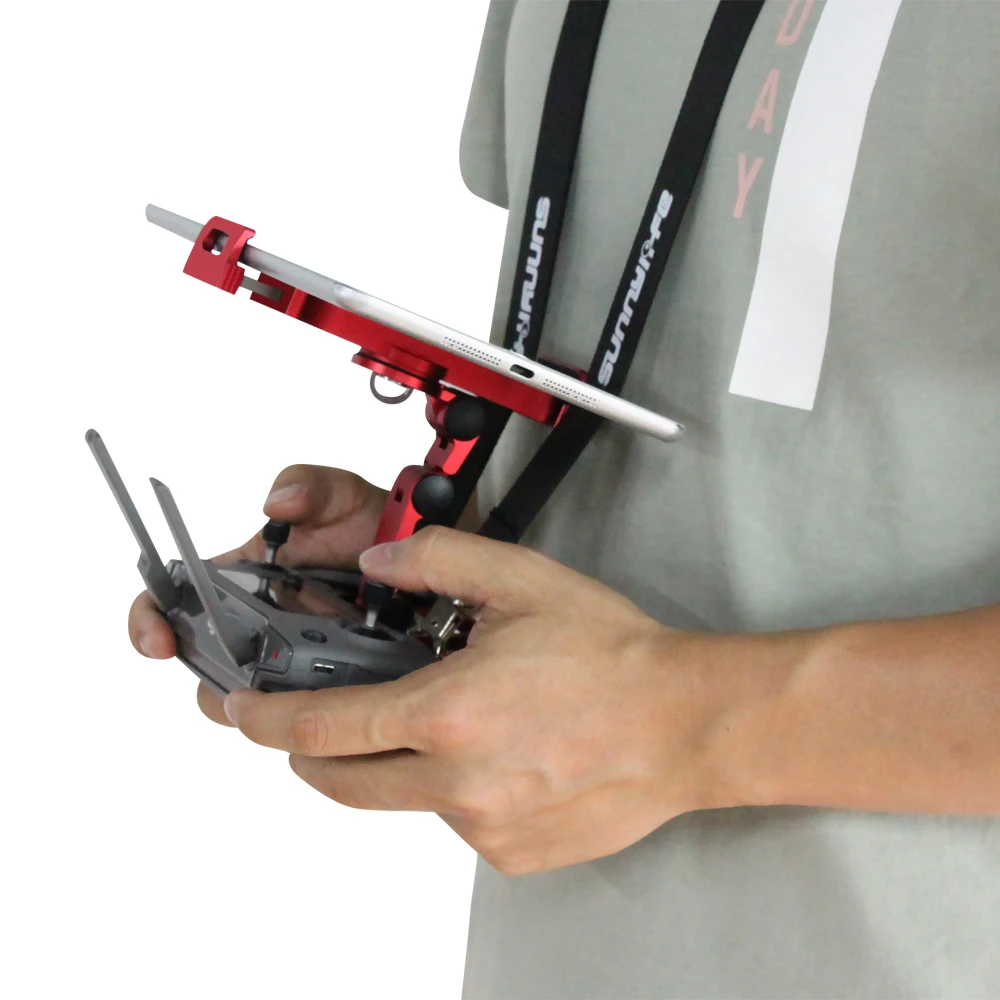 Цельнометаллический кристаллический держатель для монитора DJI Дрон пульт дистанционного управления держатель складной кронштейн зажим для телефона Подставка для планшета для DJI Mavic Pro