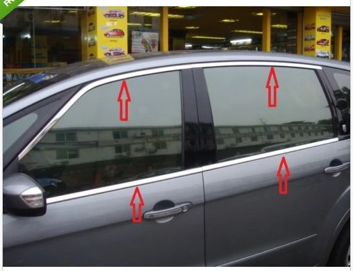 

Отделка из нержавеющей стали для окон Ford S-MAX SMAX 2007 2008 2009-2010