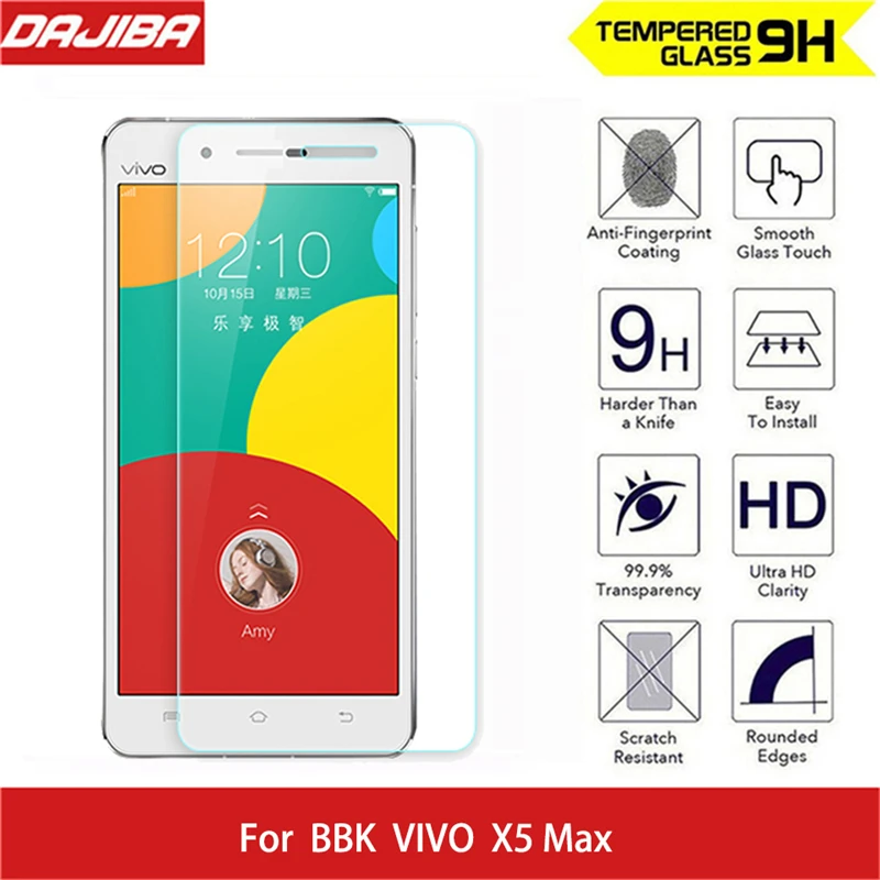 Закаленное стекло для экрана устойчивое к царапинам BBK VIVO X5 Max Стекло 9 H твердое 2.5D