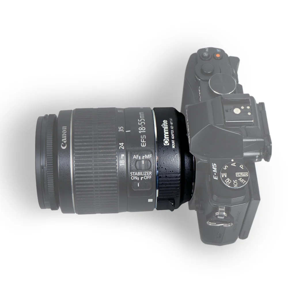 Commlite Electronic AF с автофокусом встроенный адаптер для крепления объектива IS EF M4/3 Canon
