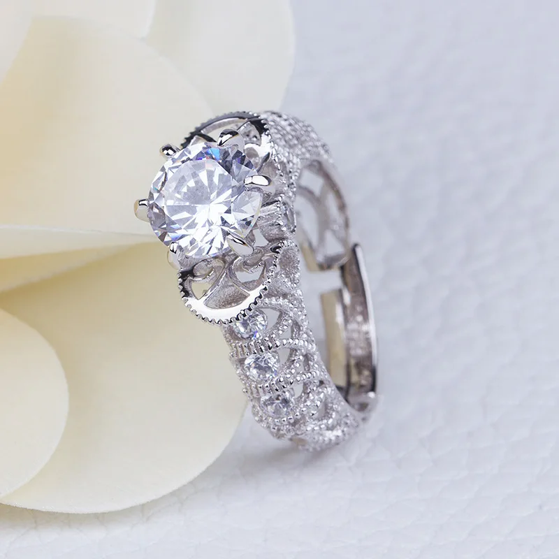 808 STORE Hot Sale Fashion Classic Design Jewelry Adjustable Ring Engagement Wedding Party Rings Accessories | Украшения и