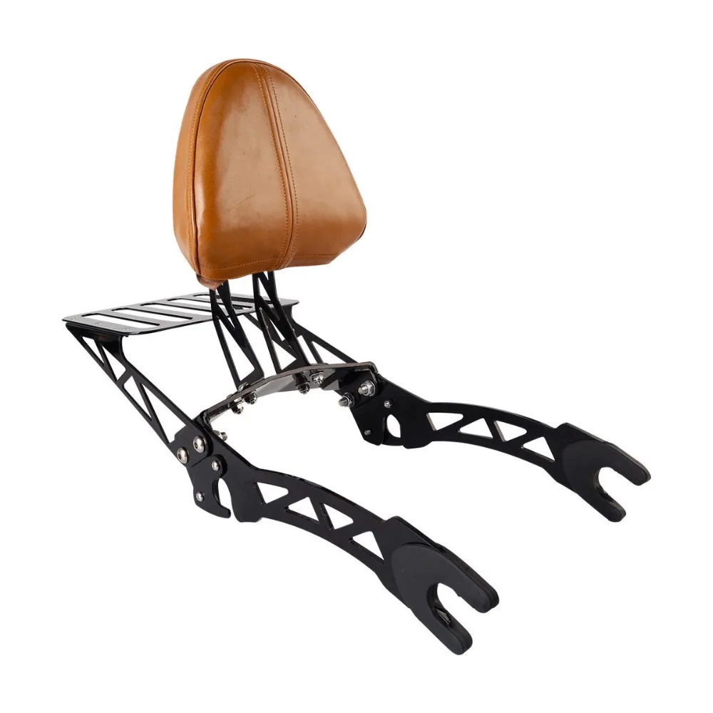 Мотоцикл пассажирских Сисси Бар спинки Чемодан стеллаж для выставки товаров