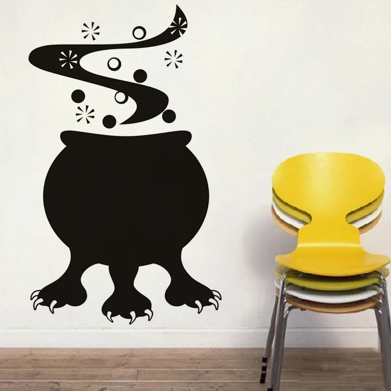 Наклейка на стену в виде монстра Хэллоуин Виниловая наклейка сделай сам для