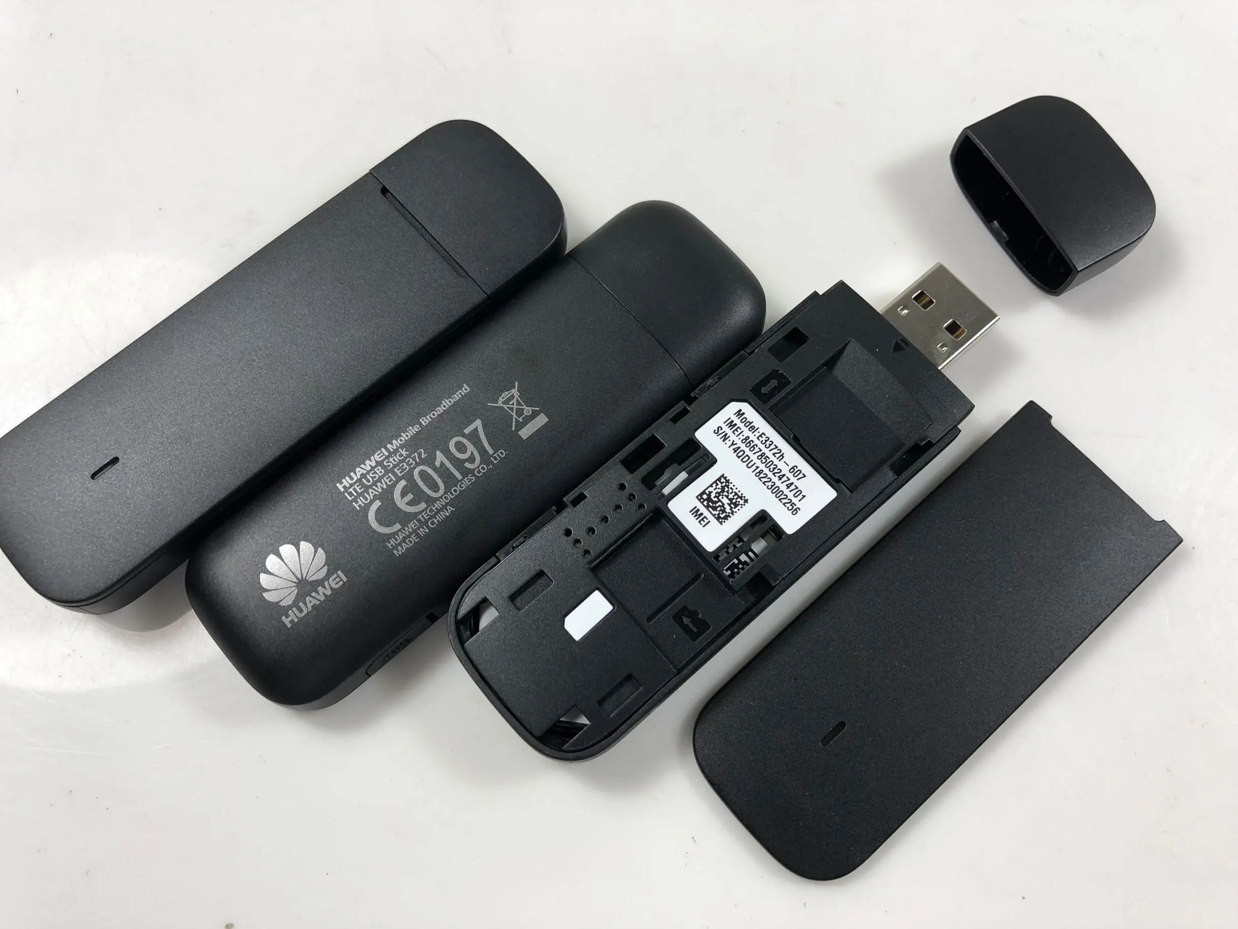 Разблокированный мобильный телефон Huawei E3372 E3372h-607 4G LTE 150 Мбит/с USB-модем с
