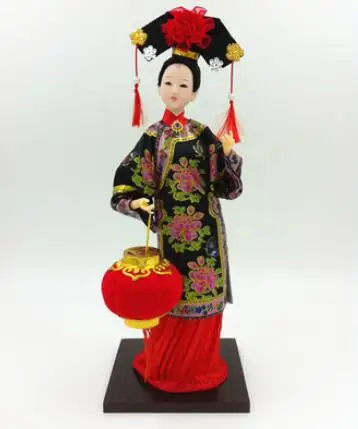 Beijing tangrenfang silk doll juanren Peking Opera doll Chinese gifts characteristic handicraft set pieces