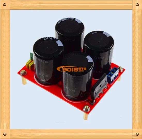 Бесплатная доставка! 5 шт. выпрямитель с двойной мощностью/10000 мкФ * 4 платой