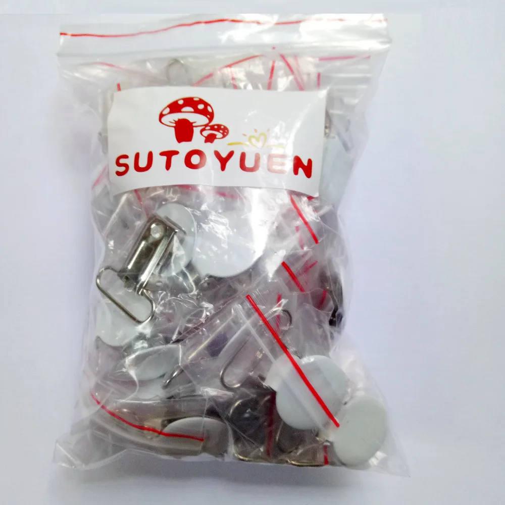 SUTOYUEN 1 ''25 мм Сердце Металлические зажимы для клипсы-подвески для соски эмалевая подвеска зажим пластиковые зубы пустышка держатель игрушки 32 шт