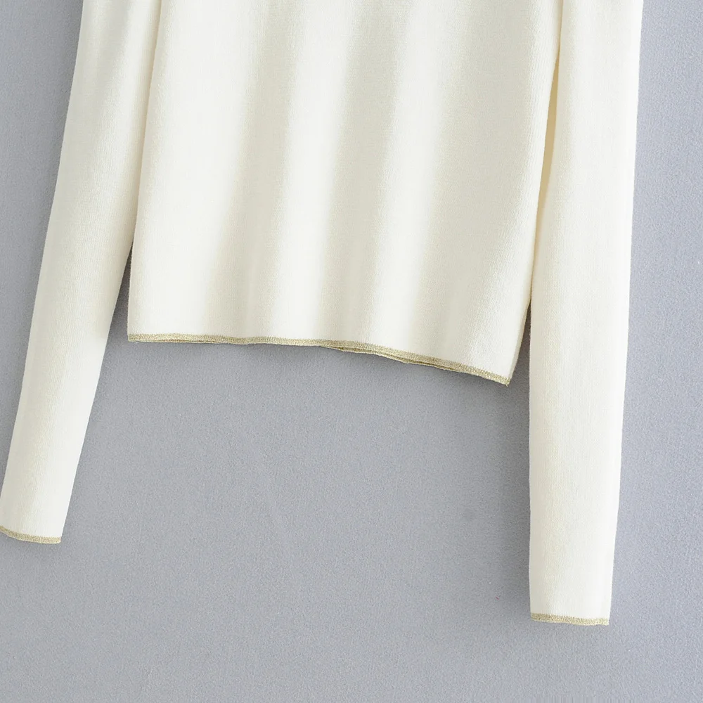Женская водолазка белый свитер женская одежда пуловеры с открытыми плечами