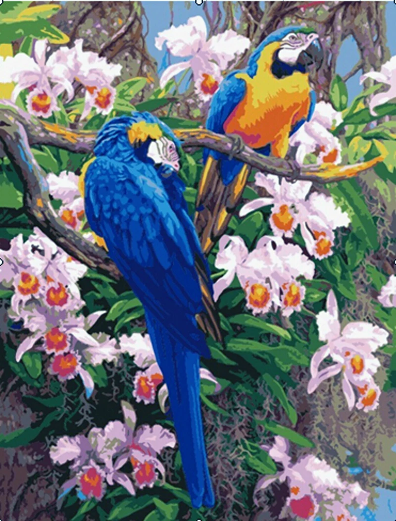 Акрил DIY живопись по номерам маслом каллиграфия Современная холст