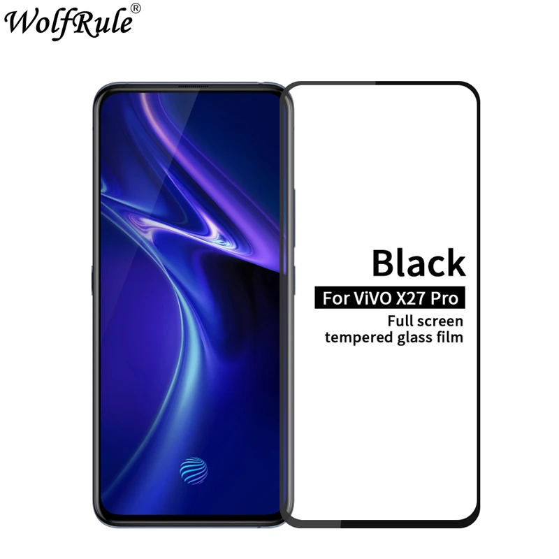 

Tempered Glass Vivo X27 Pro Glass Full Cover Glue Toughened Screen Protector For Vivo X27 Pro Phone Safety Glass For Vivo X27Pro