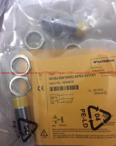 

100% NEW Ni15U-EM18WD-AP6X-H1141/ Ni15U-EM18WD-AN6X-H1141 proximity switch sensor