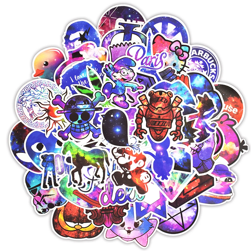 Наклейка звездное небо Панк Ретро наклейки-граффити наклейки для ноутбука