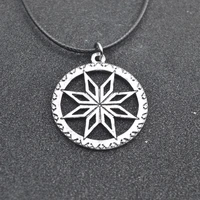 nostalgia alatyr shield slavic pendant amulet round pendants necklaces witch jewelry making