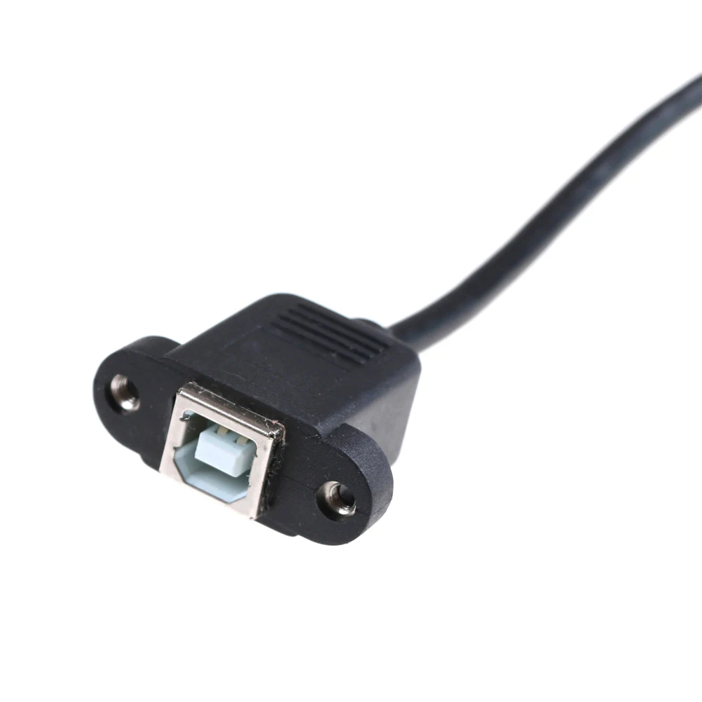 USB2.0 B мама к мужчине Панель Крепления для принтера 90 градусов правый угол принтер