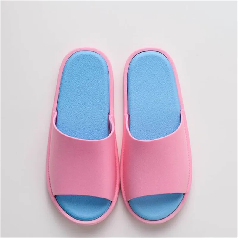 pink Обувь; женские шлепанцы; модные домашние Вьетнамки; женские летние сандалии; шлепанцы без задника; пара тапочек - Цвет: pink