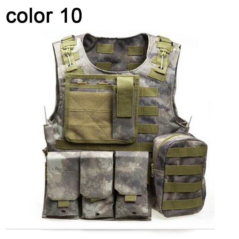 1 USMC страйкбол CS Военный Тактический Жилет Molle боевой штурмовой плиты Перевозчик тактический жилет верхняя одежда охотничий жилет - Цвет: 1
