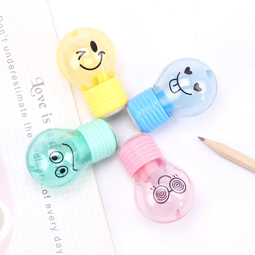 1 шт. Kawaii Новинка лампы в стиле точилка для карандашей креативные эмоции