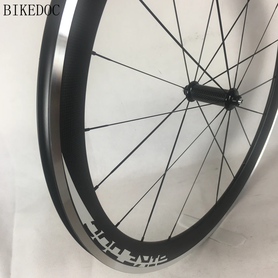 BIKEDOC колеса из углеродного сплава 60 мм клинчер 700C 3K Углеродные тормозная