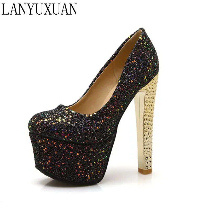 Женские туфли на высоком каблуке с круглым носком размеры 34 43|sexy shoes|party shoessexy shoes