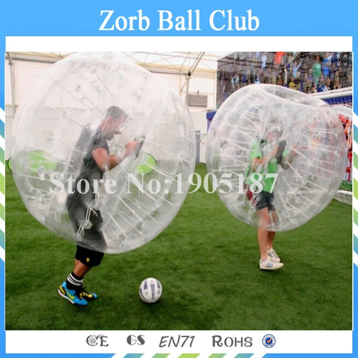 Free Shipping A Lot Of 1.0mm TPU 10 PCS(5 Red+5 Blue) Inflatable Zorb Ball Bubble Soccer Bumper For Sale | Игрушки и хобби