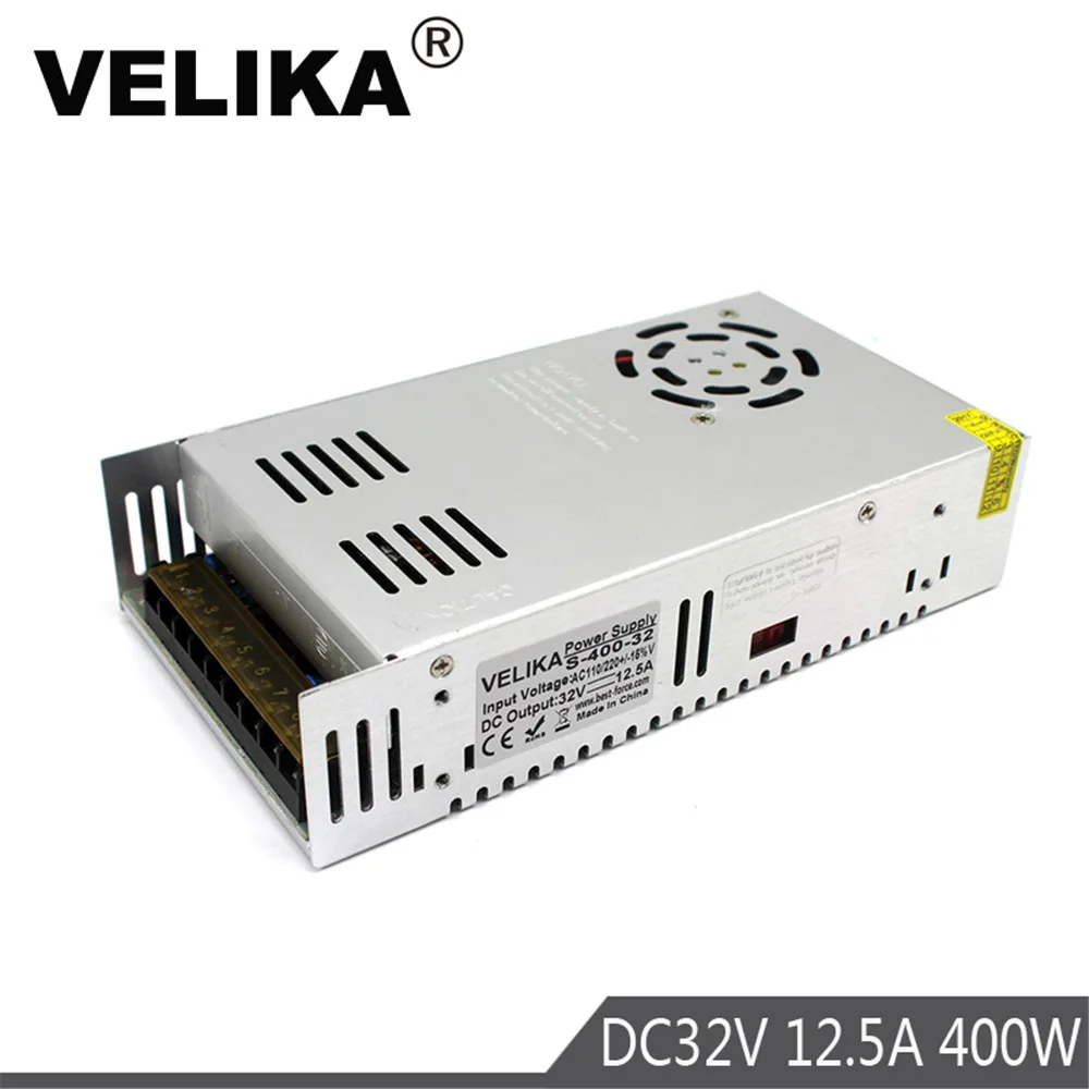 Регулируемый источник питания DC32V 12.5A 400W SMPS трансформаторы 220V 110V AC к драйвер для CNC