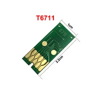 compatible chips t6711 for epson stylus pro wf30103520353036203640711076107620 maintenance tank waste ink tank chip